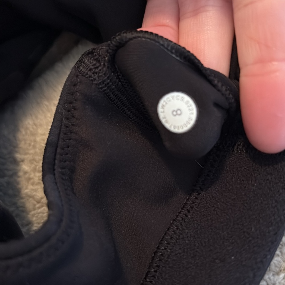 Lululemon In Alignment Racerback Bra Light Support, B/C Cups Camo Mini Deep Coal - Picture 4 of 4